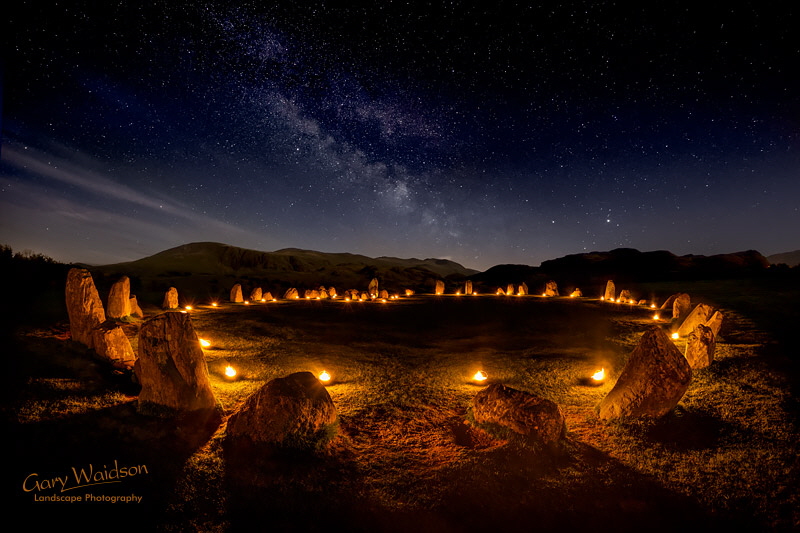 Castlerigg -  Circle of Fire - Waylandscape. Fine Art Landscape Photography by Gary Waidson